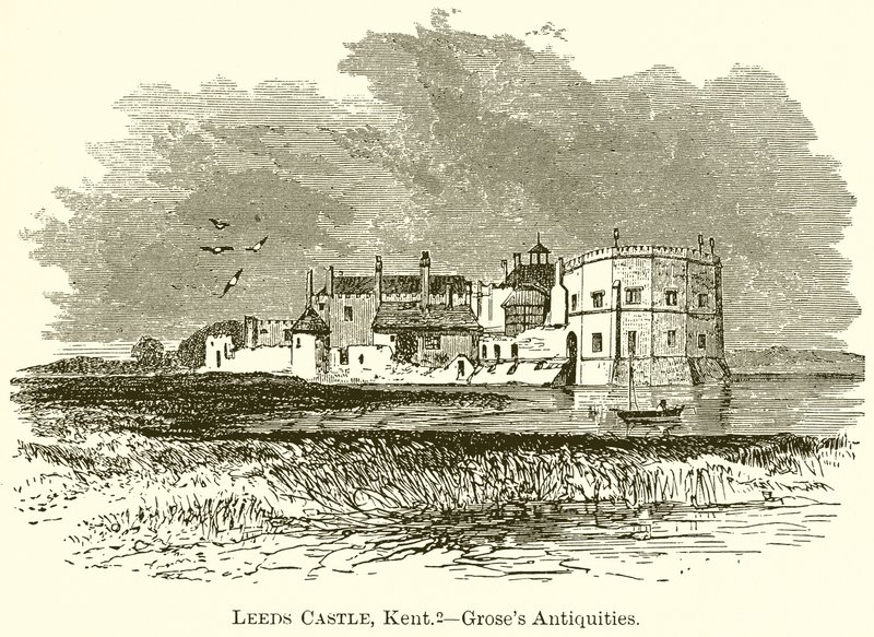 Castello di Leeds, Kent.--Antichità di Grose da English School