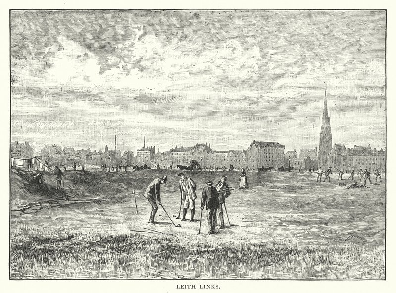 Leith Links (incisione) da English School