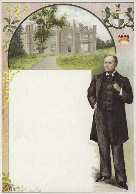 Carta Liebig con Lord Rosebery da English School