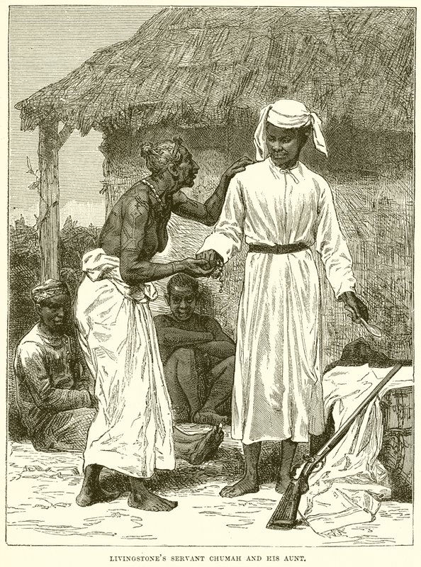 Il Servitore di Livingstone Chumah e sua Zia da English School