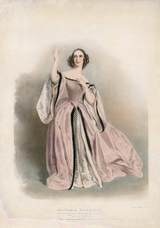 Madame Persiani in Lucia di Lammermoor da English School