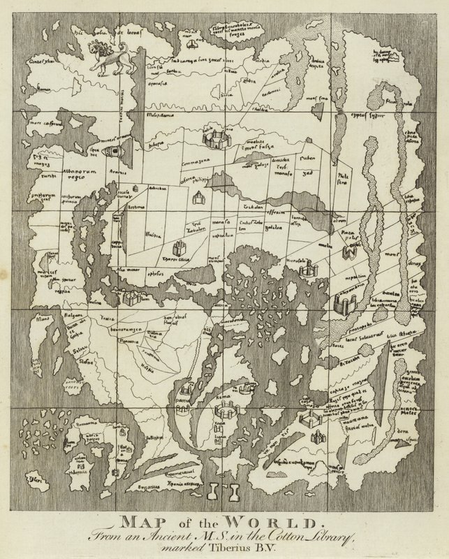 Mappa del Mondo da English School