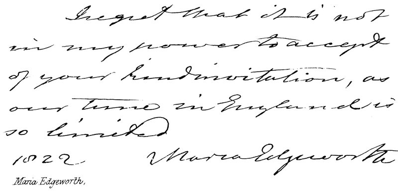 Maria Edgeworth da English School