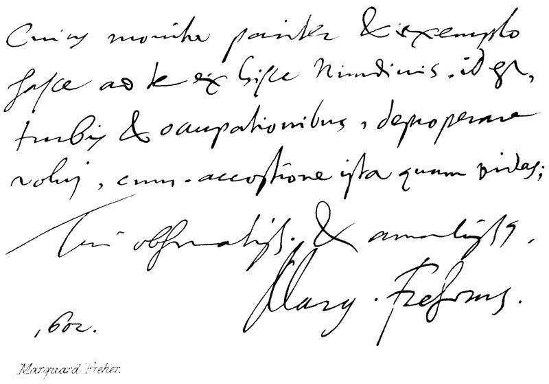 Marquard Freher da English School