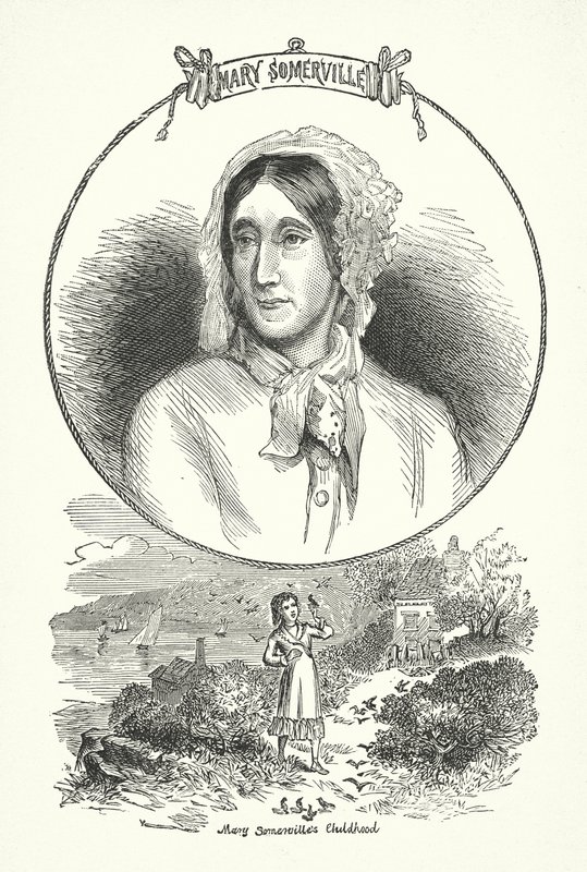 Mary Somerville, scienziata e scrittrice scozzese (incisione) da English School