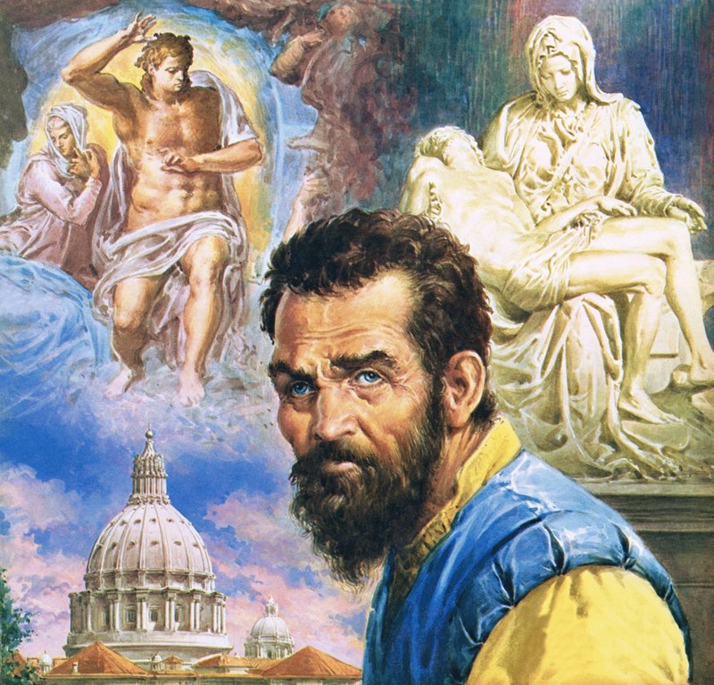 Michelangelo da English School