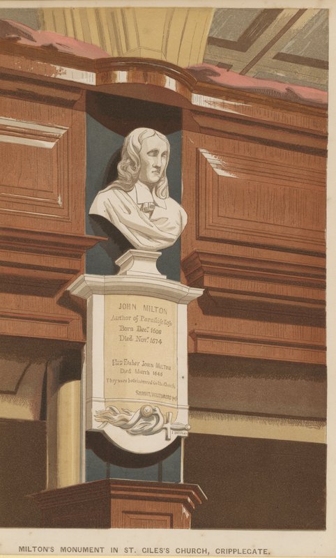 Monumento a John Milton da English School