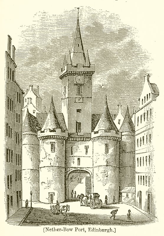 Porta di Nether-Bow, Edimburgo da English School