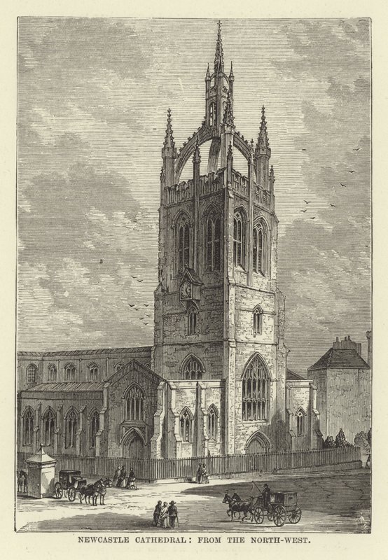 Cattedrale di Newcastle da nord-ovest da English School