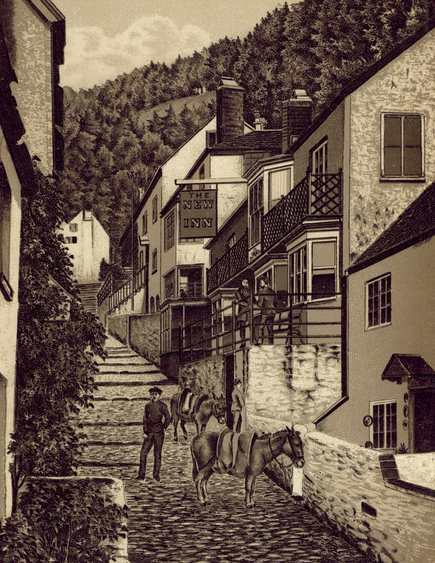 North Devon: Clovelly, Strada principale da English School