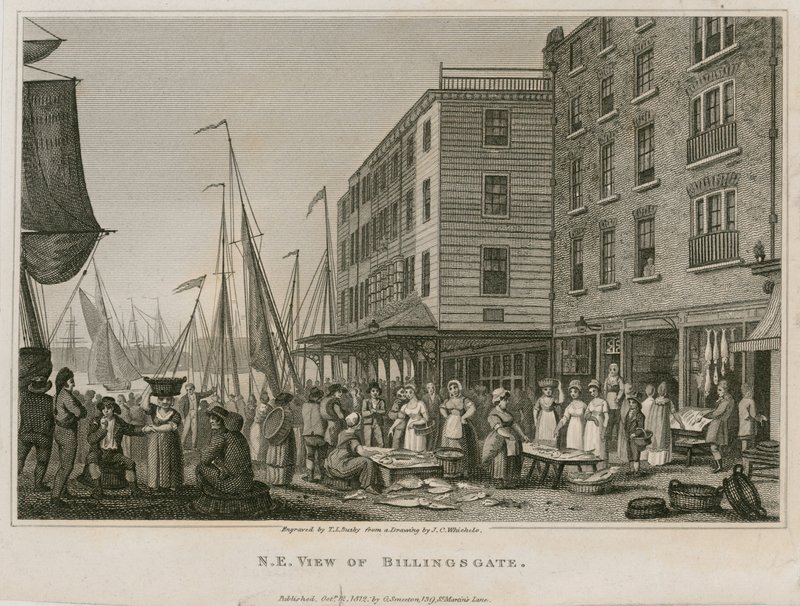 Veduta nord-est di Billingsgate da English School