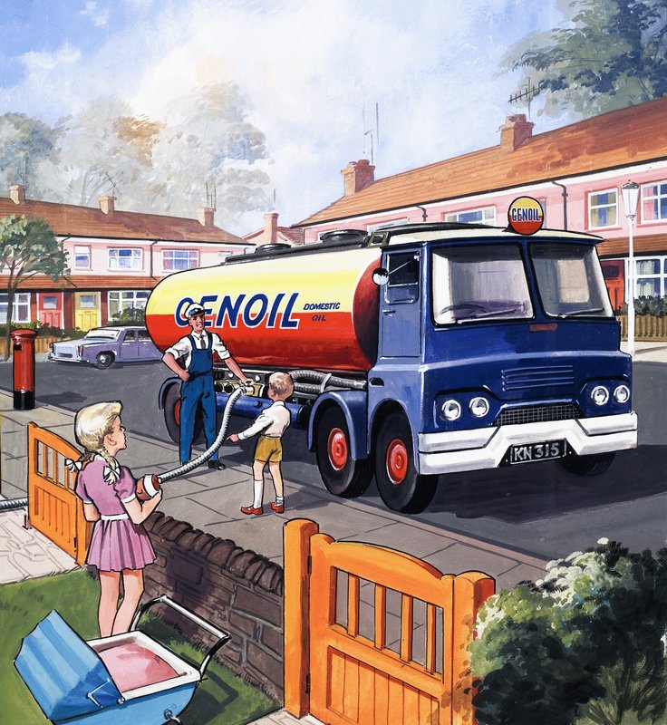 Consegna di petrolio da English School