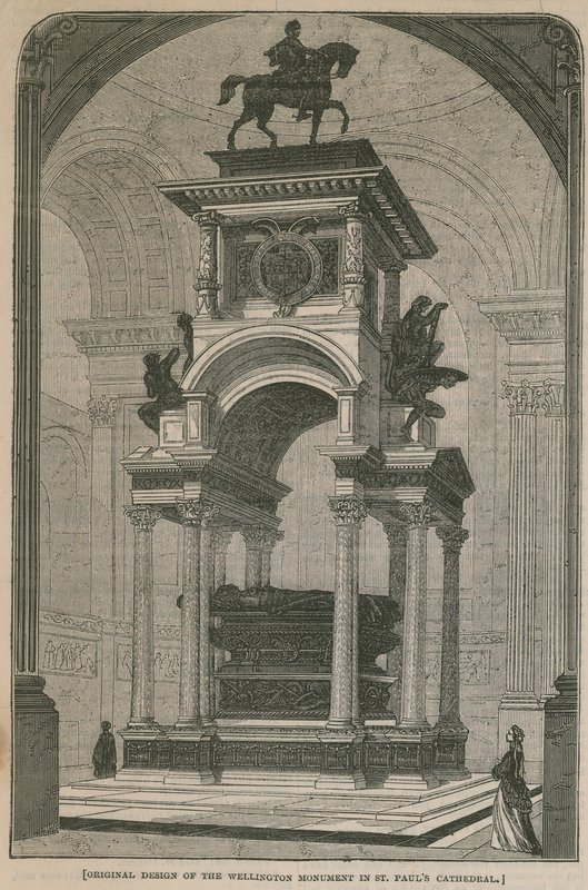 Progetto originale del Monumento di Wellington da English School