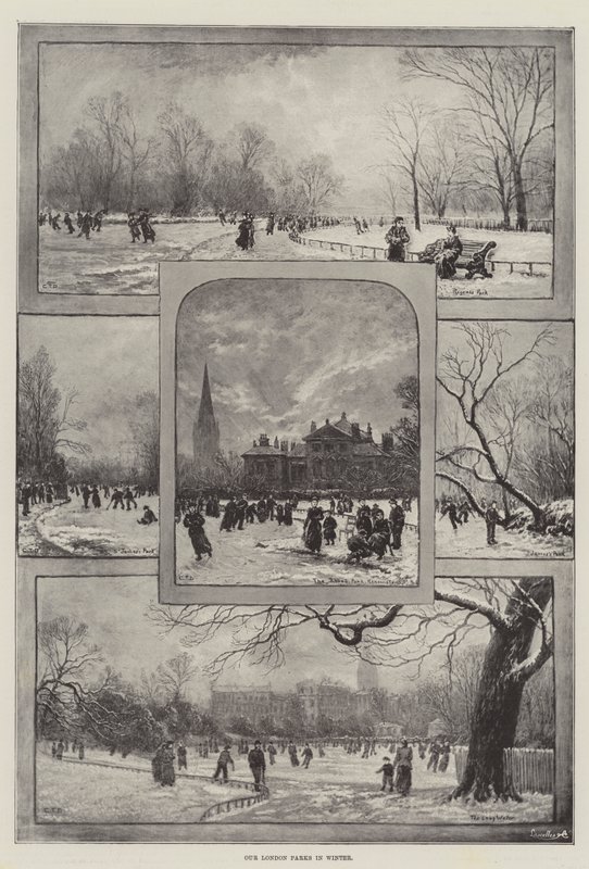 I nostri parchi di Londra in inverno da English School