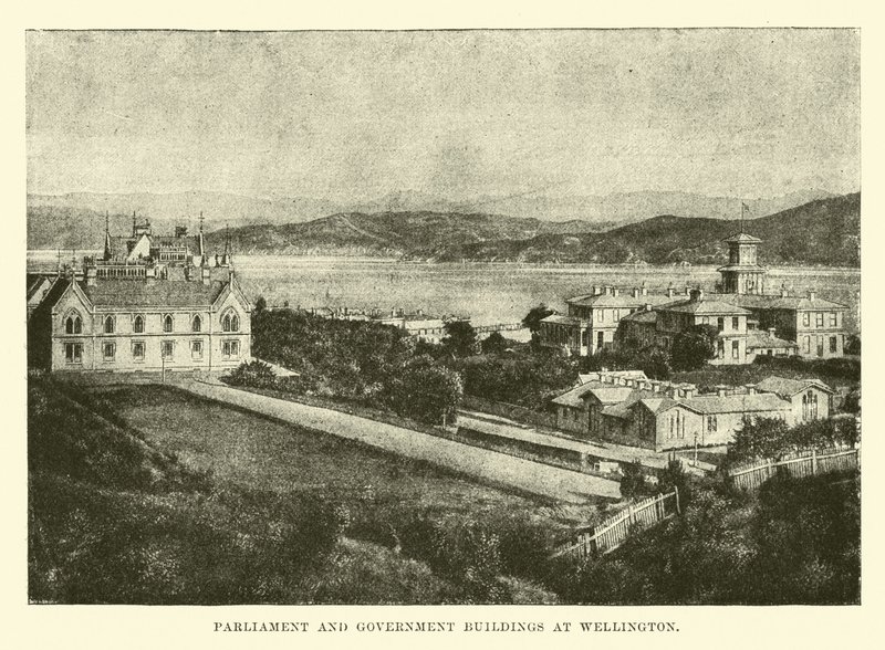 Parlamento e Edifici Governativi a Wellington da English School