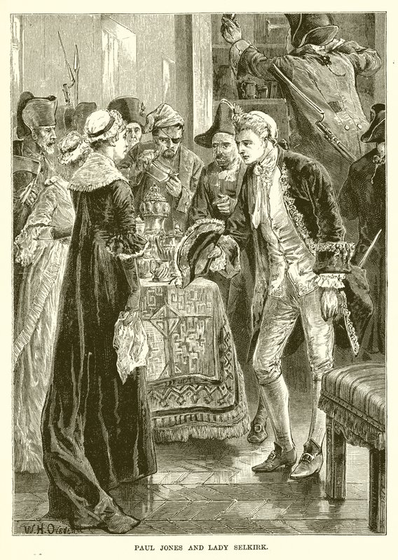 Paul Jones e Lady Selkirk da English School