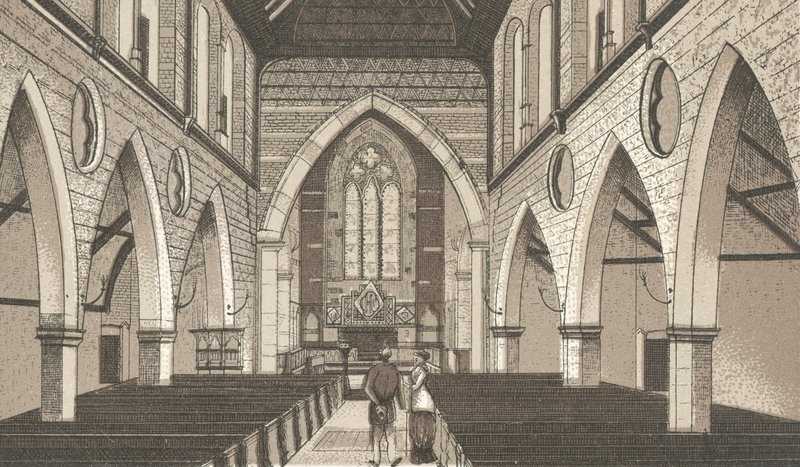 Chiesa di Penarth, interno da English School