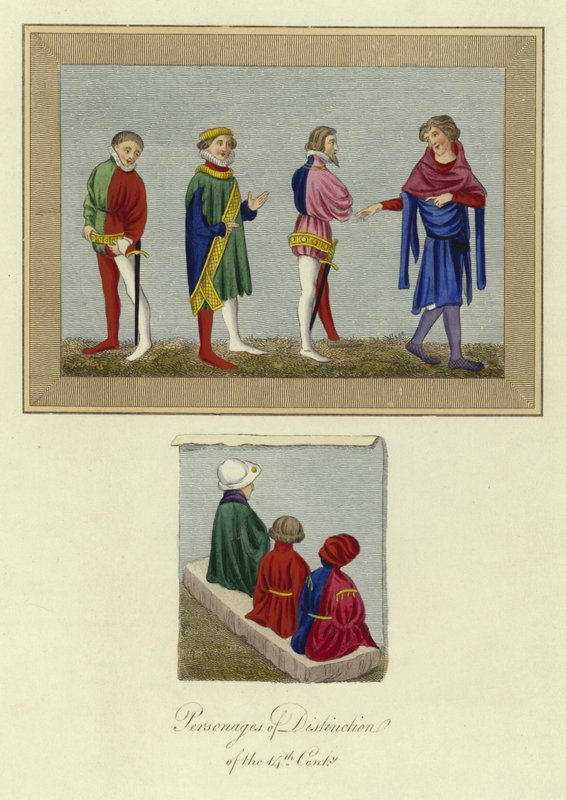 Personaggi di distinzione del XIV secolo da English School