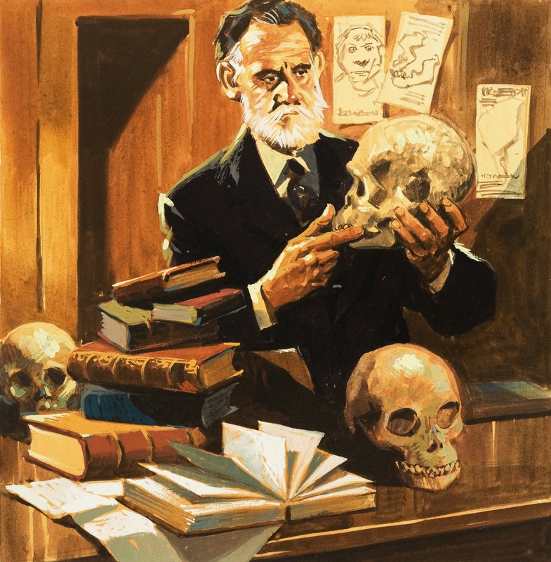 Uomo di Piltdown da English School