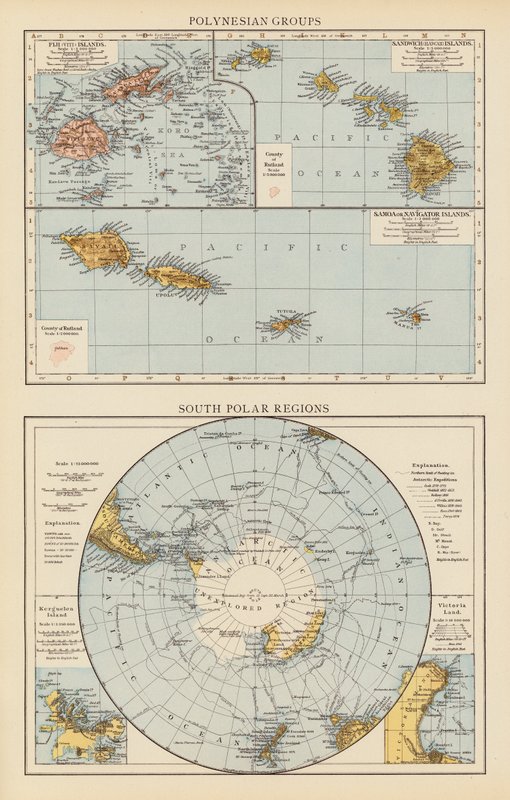 Gruppi polinesiani; Regioni polari meridionali da English School