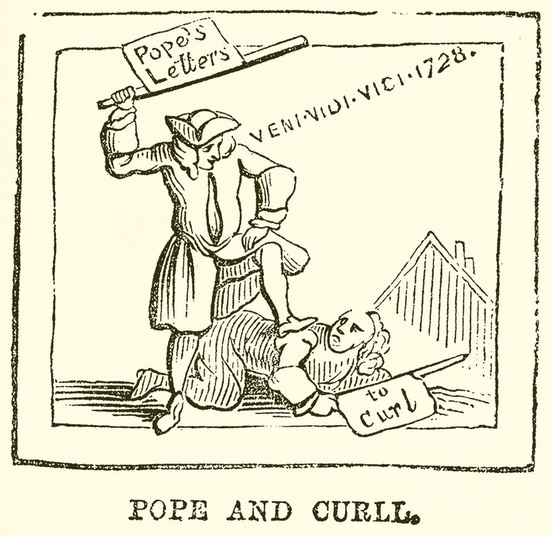 Pope e Curll da English School