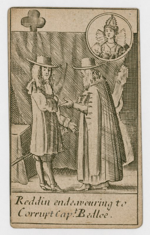 Carta da gioco del complotto papista da English School