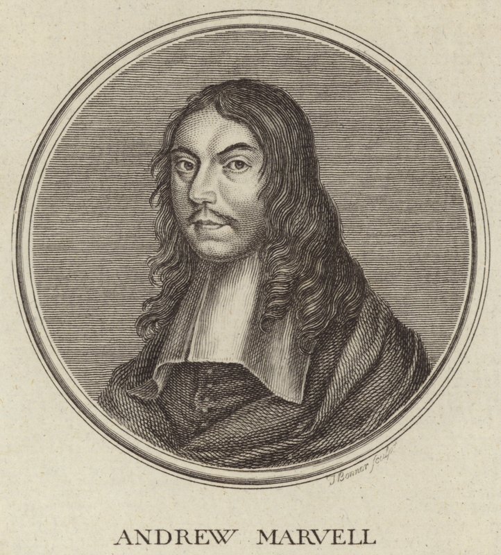 Ritratto di Andrew Marvell da English School