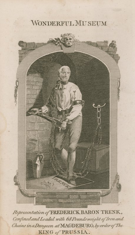 Ritratto di Frederick Baron Trenk da English School