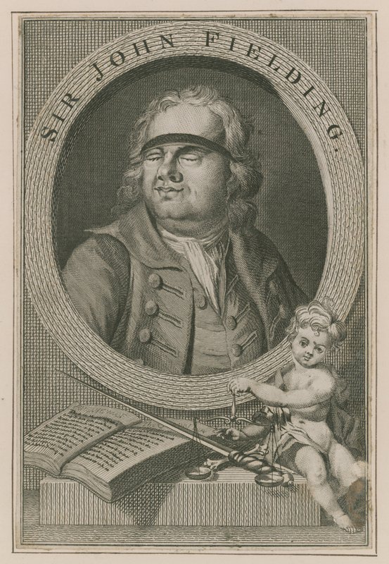 Ritratto di Sir John Fielding da English School
