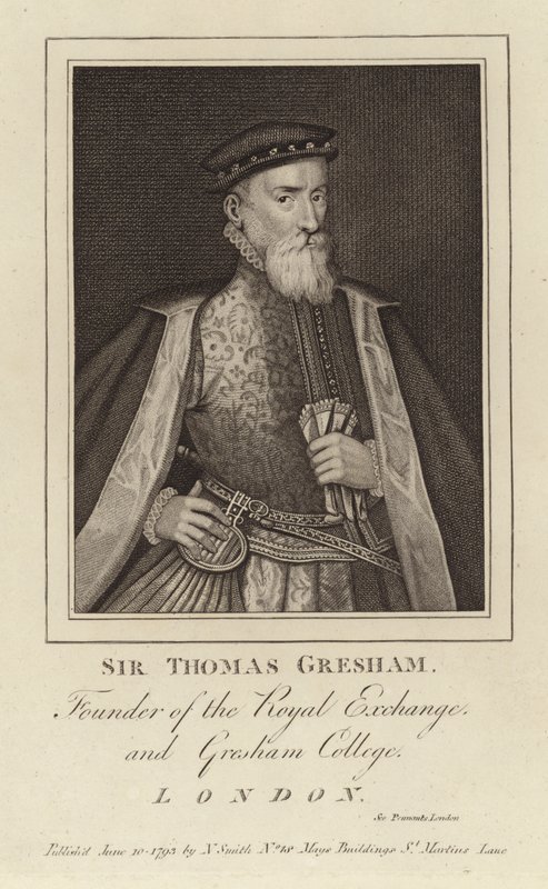 Ritratto di Sir Thomas Gresham da English School