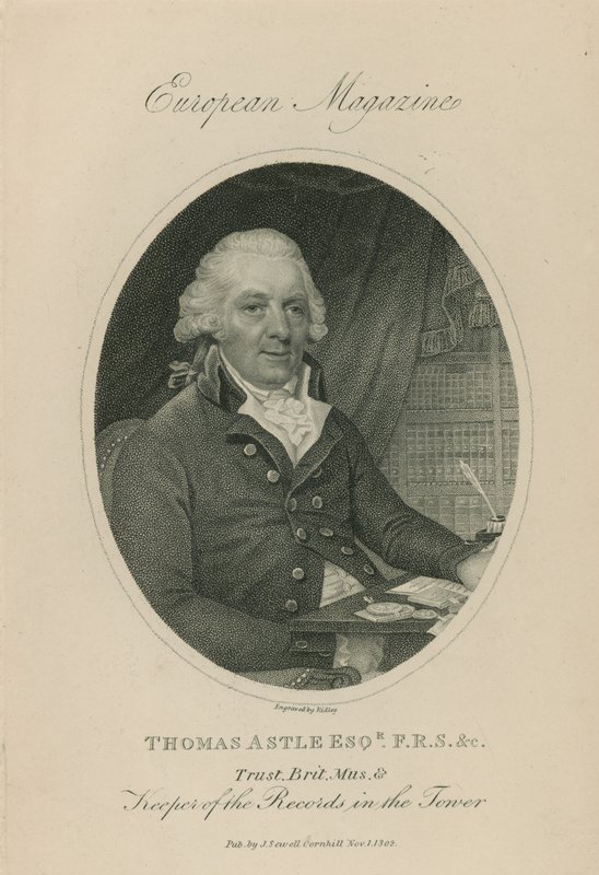 Ritratto di Thomas Astle da English School