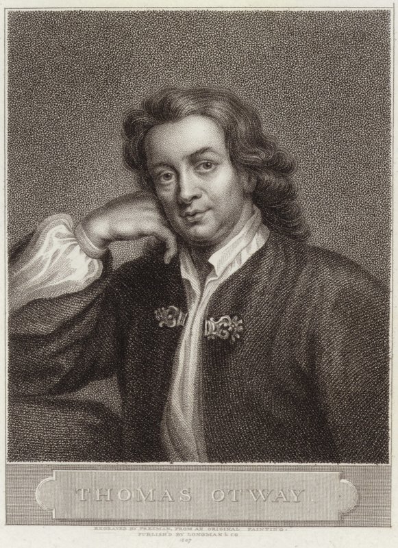 Ritratto di Thomas Otway da English School