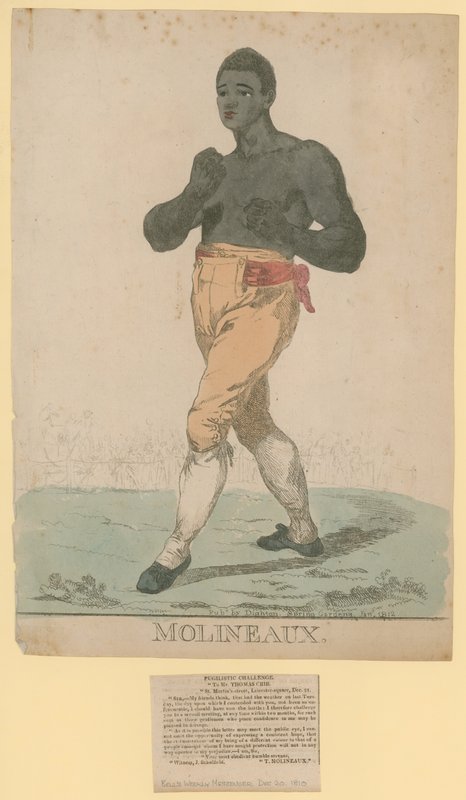 Ritratto di Tom Molineaux da English School