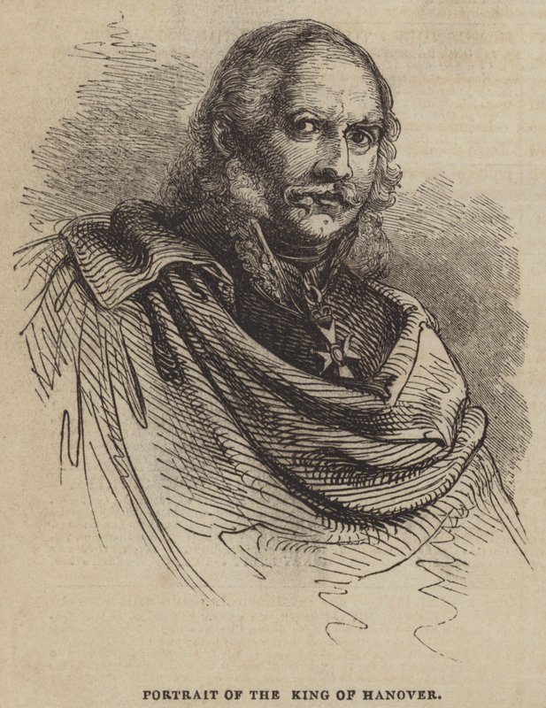 Ritratto del Re di Hannover da English School