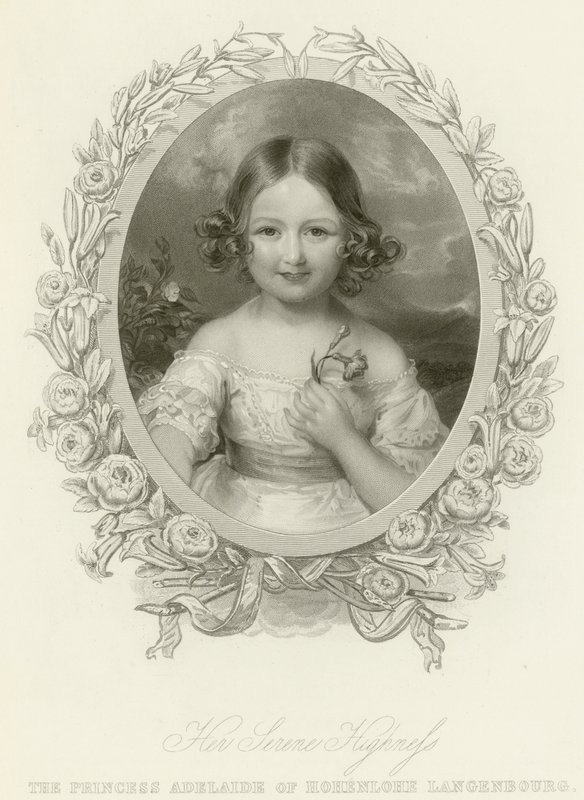 Principessa Adelaide di Hohenlohe-Langenburg da English School