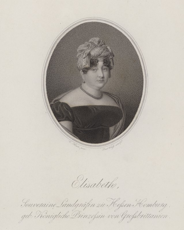 Principessa Elisabetta del Regno Unito (incisione) da English School