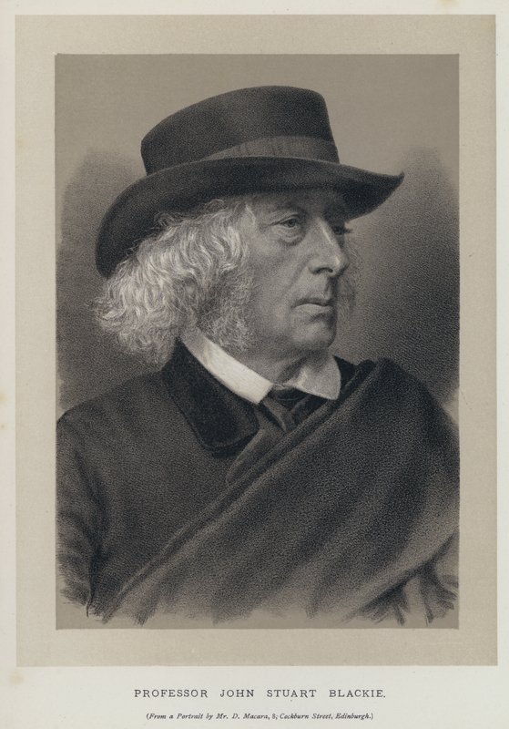 Professor John Stuart Blackie da English School