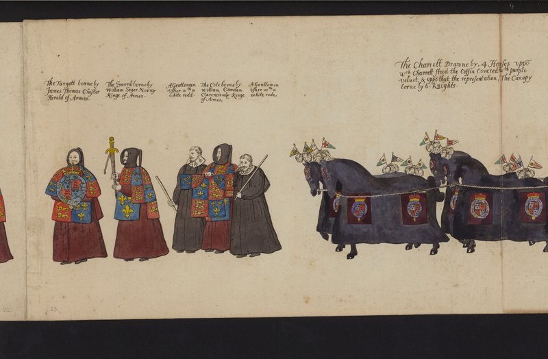 Processione Funebre della Regina Elisabetta I da English School