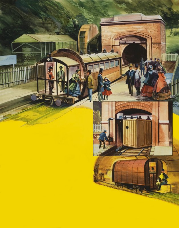 Scena ferroviaria da English School