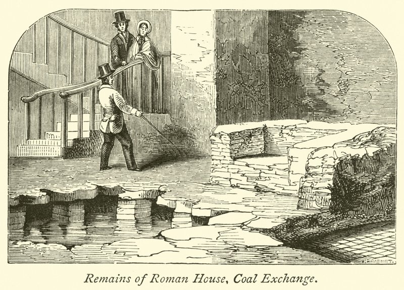 Resti di casa romana, Coal Exchange da English School
