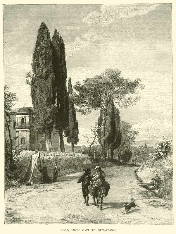 Strada da Cavi a Genazzano da English School