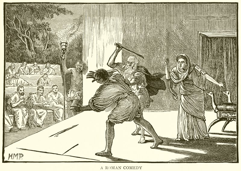 Commedia romana da English School