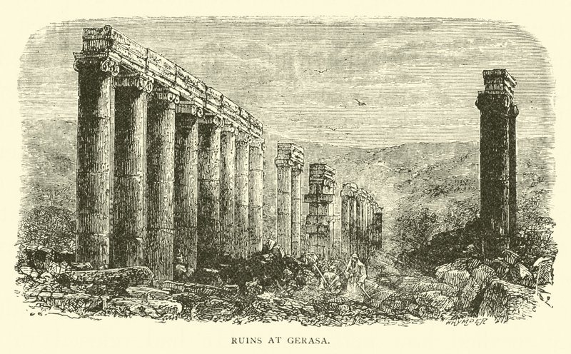 Rovine a Gerasa da English School