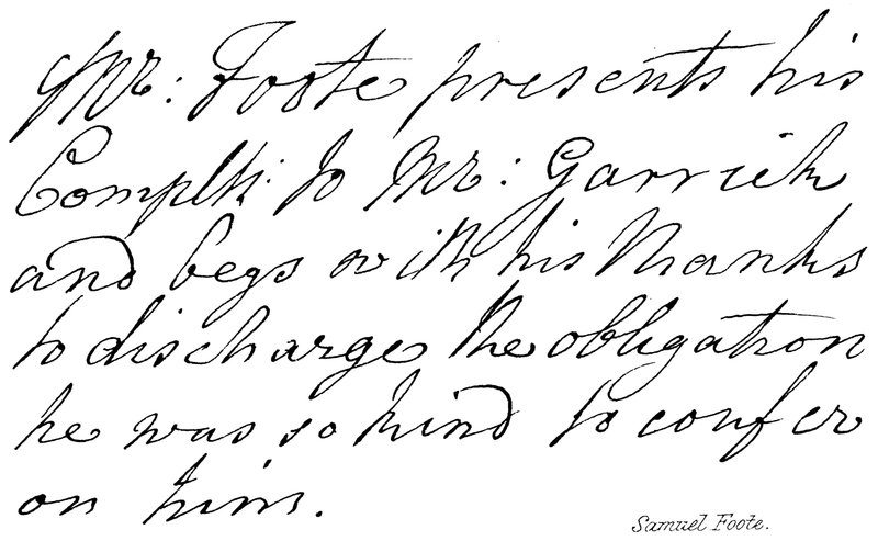 Samuel Foote da English School