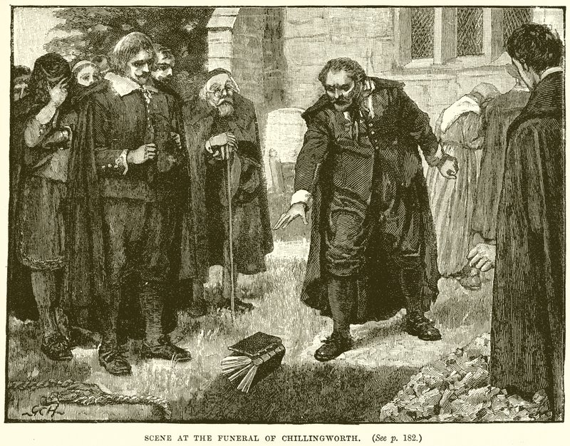 Scena al Funerale di Chillingworth da English School