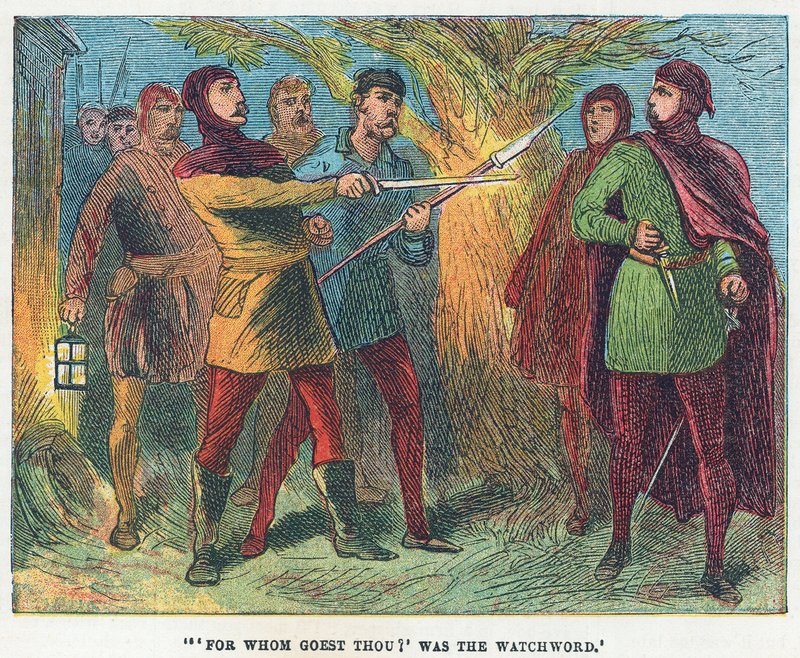 Scena dalla Rivolta dei Contadini da English School