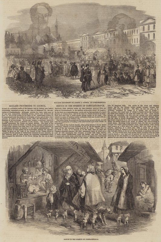 Scene a Costantinopoli (incisione) da English School
