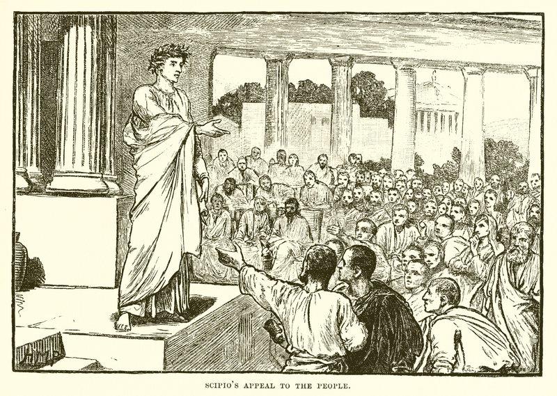 Appello degli Scipioni al popolo da English School