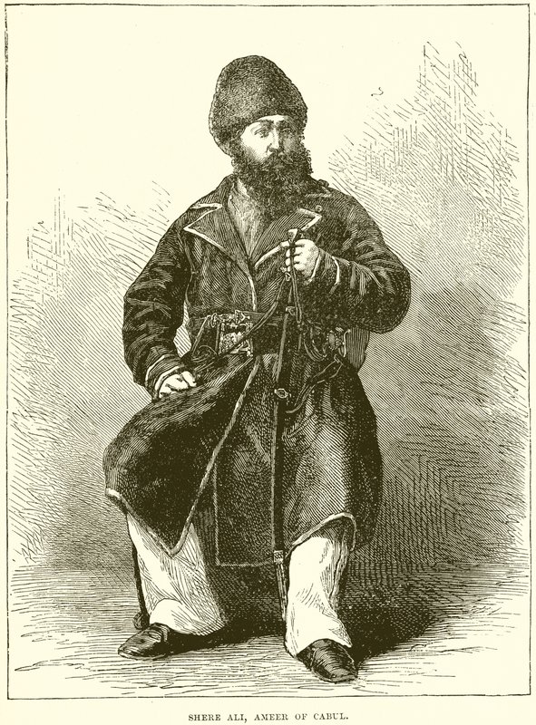 Shere Ali, Amir di Cabul da English School