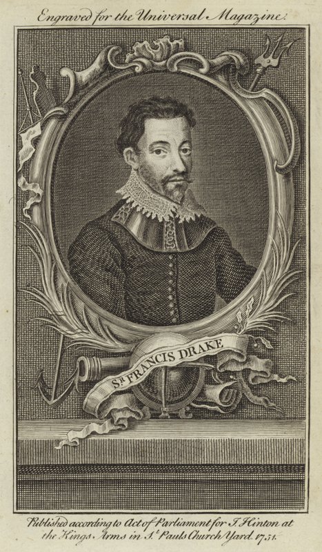 Sir Francis Drake da English School